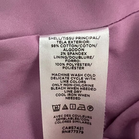 Ann Taylor Factory Women’s Textured A-Line Skirt Peony Sz 12 Pockets Above Knee - Picture 9 of 9